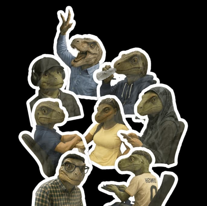 Cyferplus team the Techno Dinosaurs