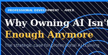 Why Owning AI Isn't Enough Anymore